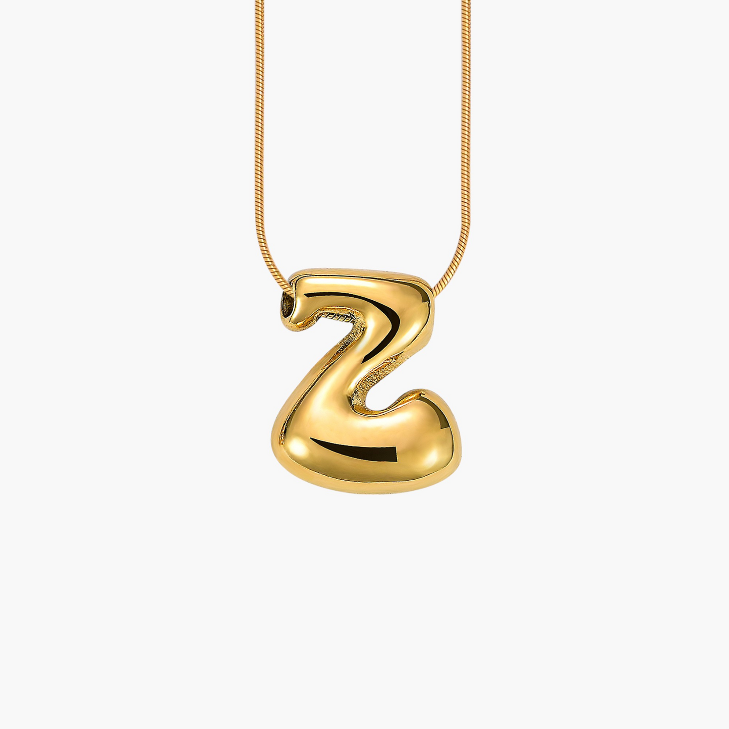 LuxLetters™ Bubble Initial Necklace
