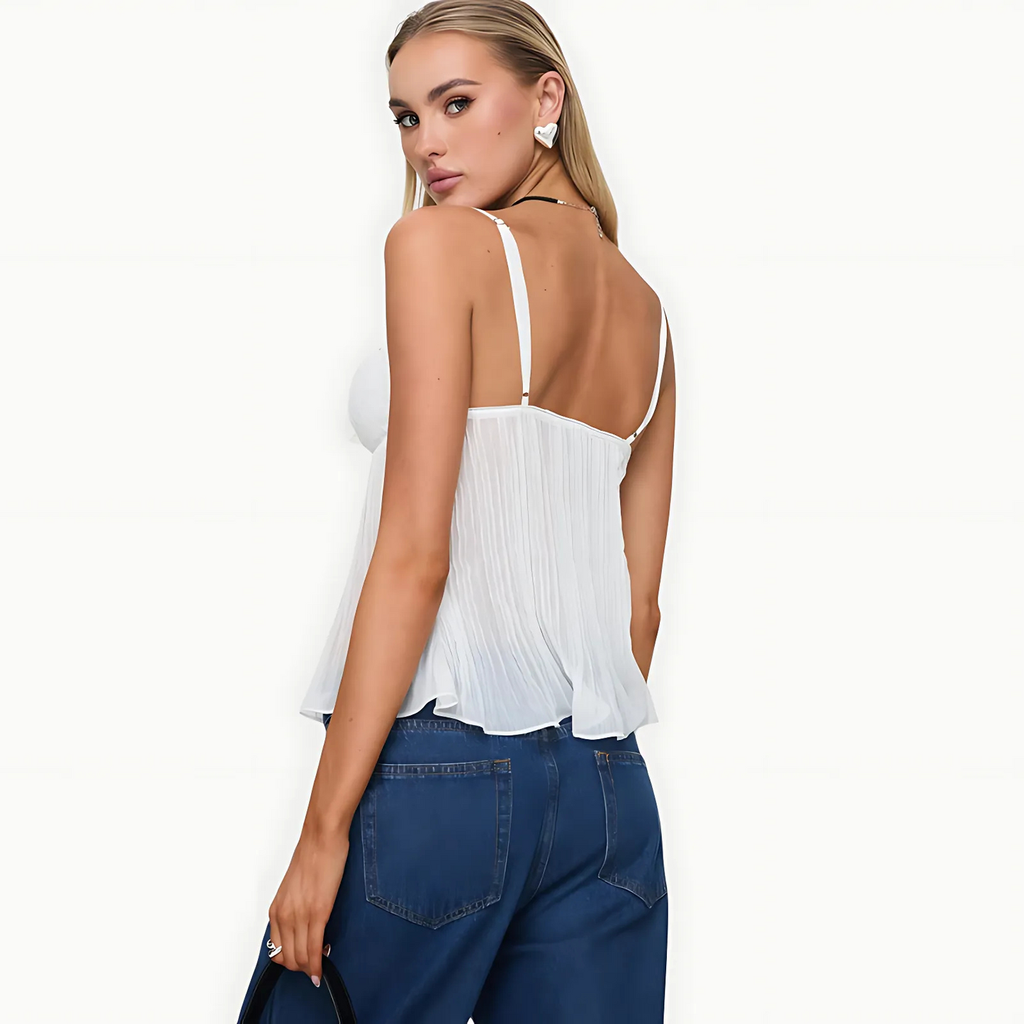 SatinEase Pleat Cami