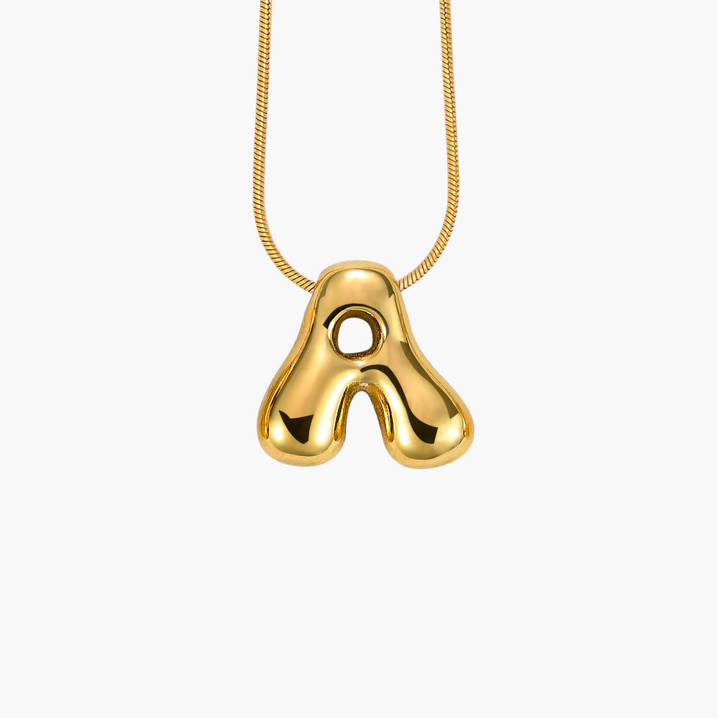 LuxLetters™ Bubble Initial Necklace