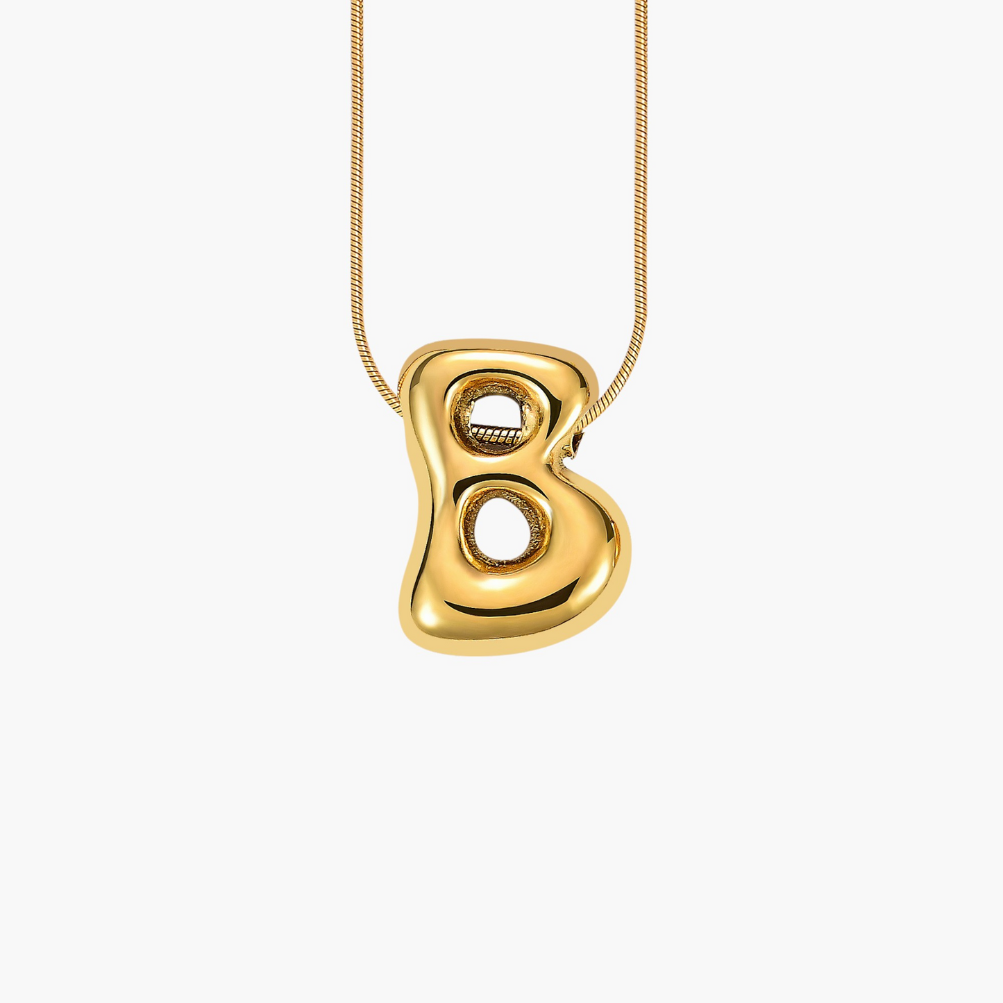 LuxLetters™ Bubble Initial Necklace