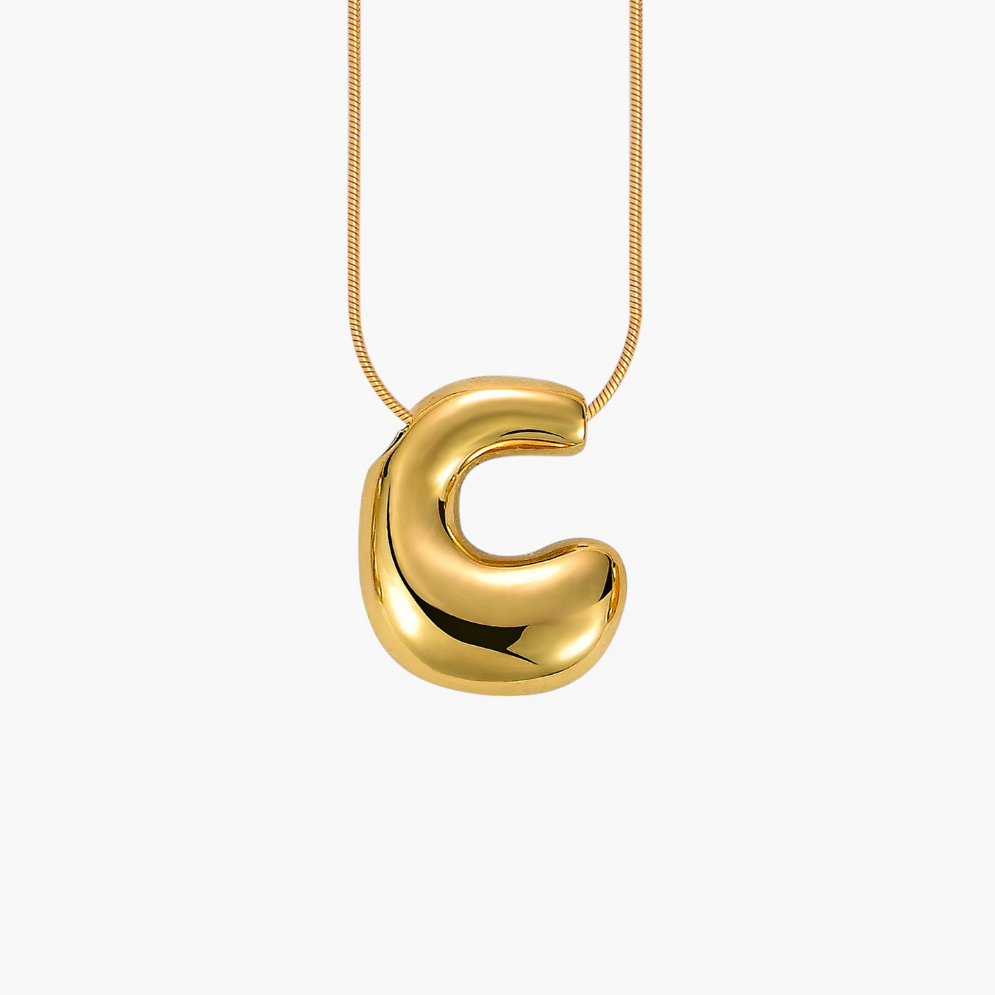 LuxLetters™ Bubble Initial Necklace