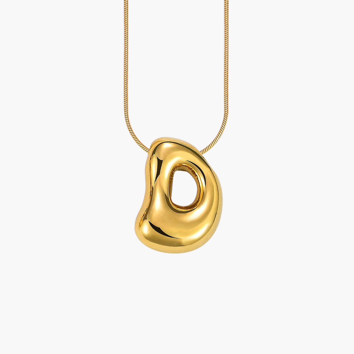 LuxLetters™ Bubble Initial Necklace