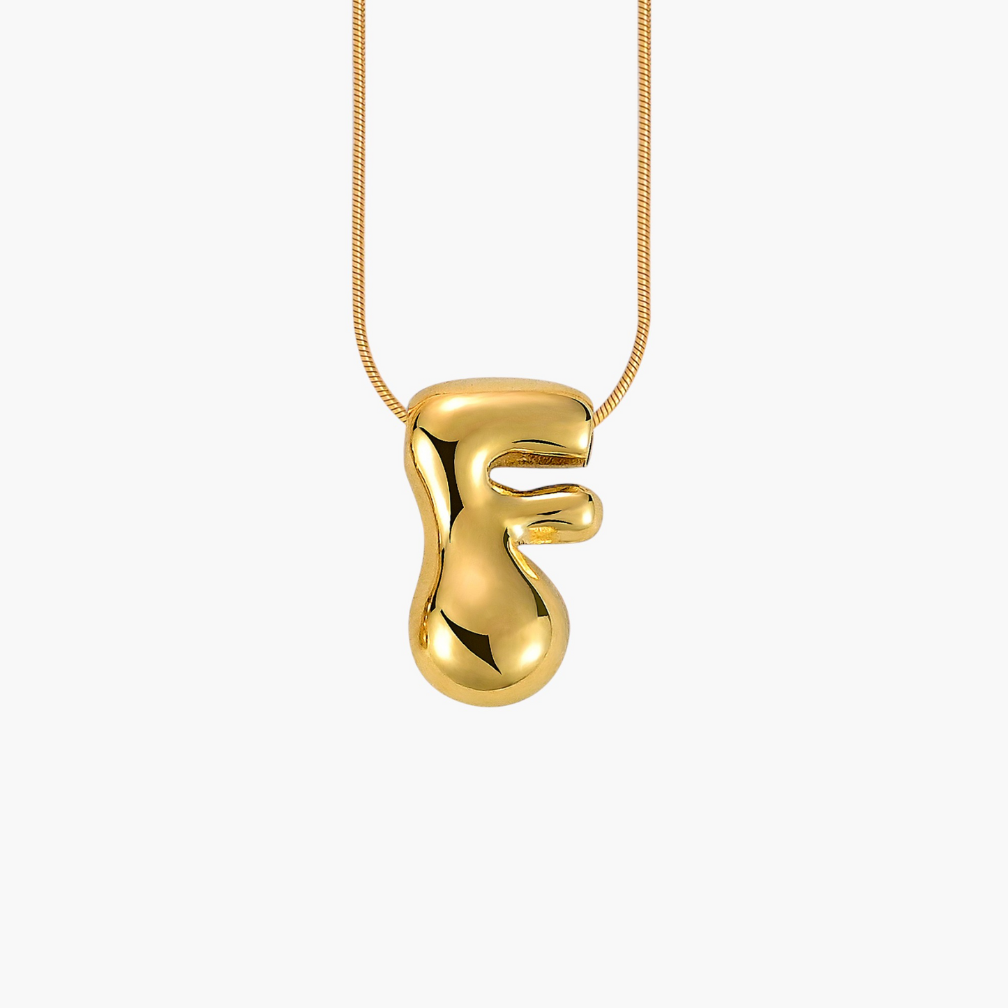 LuxLetters™ Bubble Initial Necklace