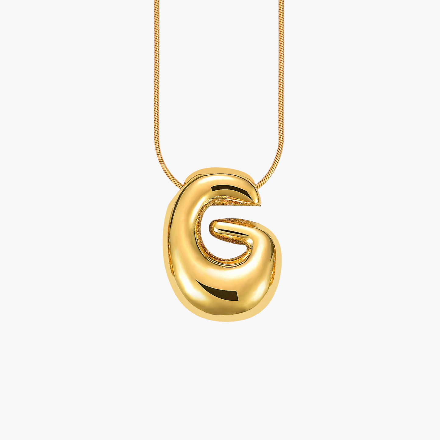 LuxLetters™ Bubble Initial Necklace