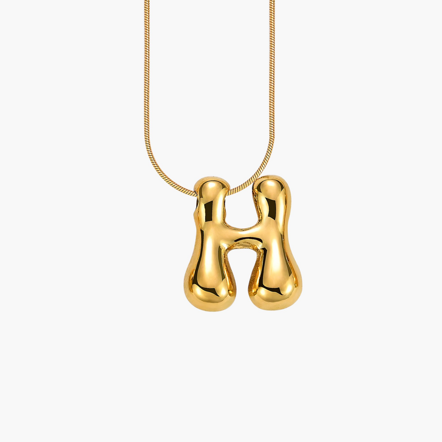 LuxLetters™ Bubble Initial Necklace