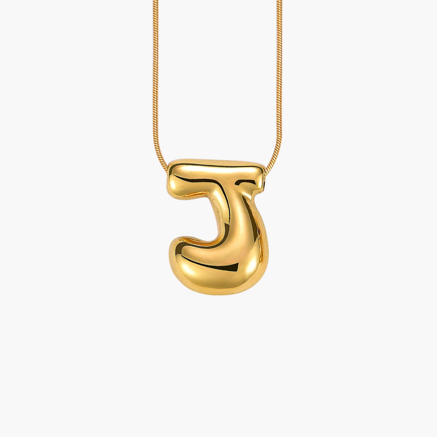LuxLetters™ Bubble Initial Necklace
