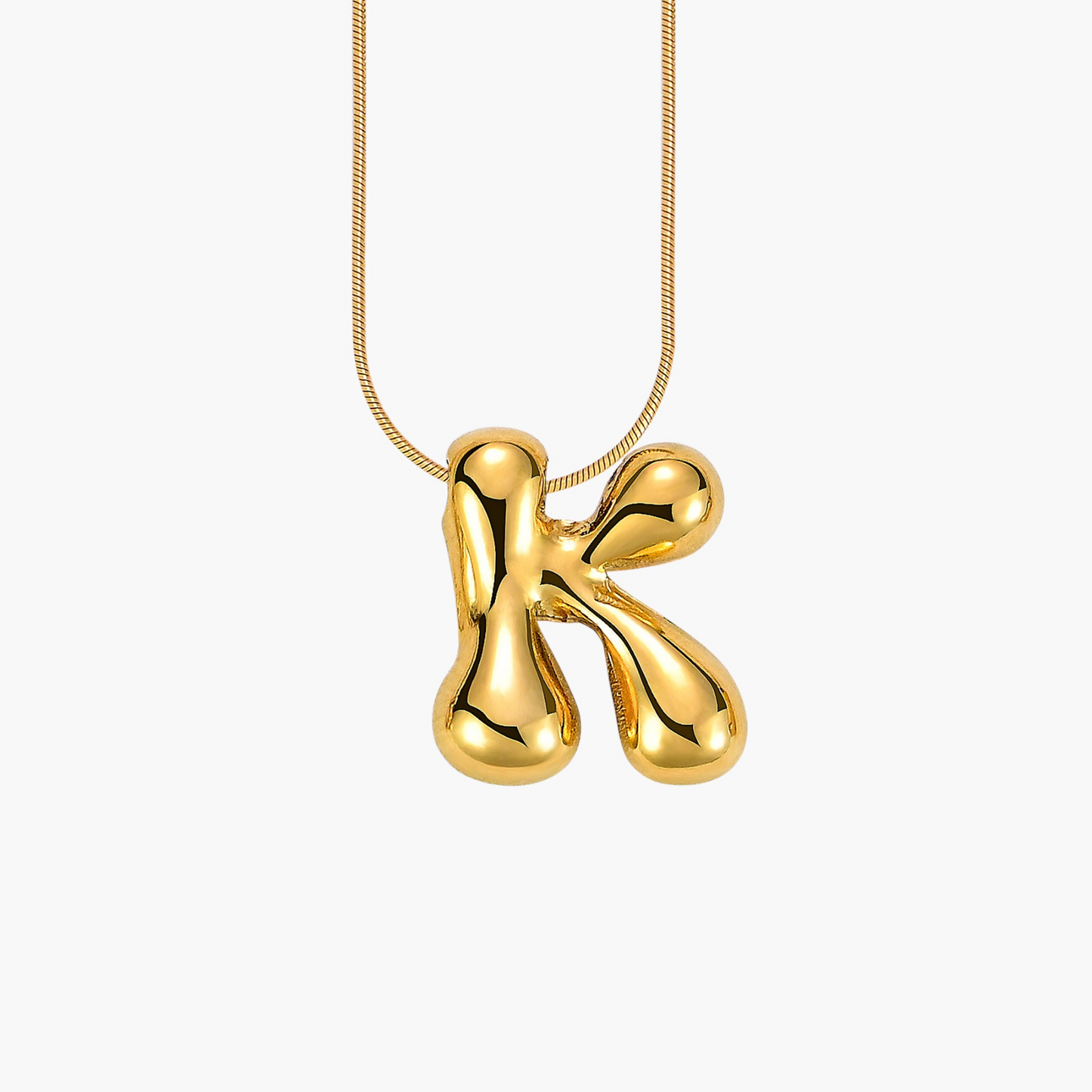 LuxLetters™ Bubble Initial Necklace