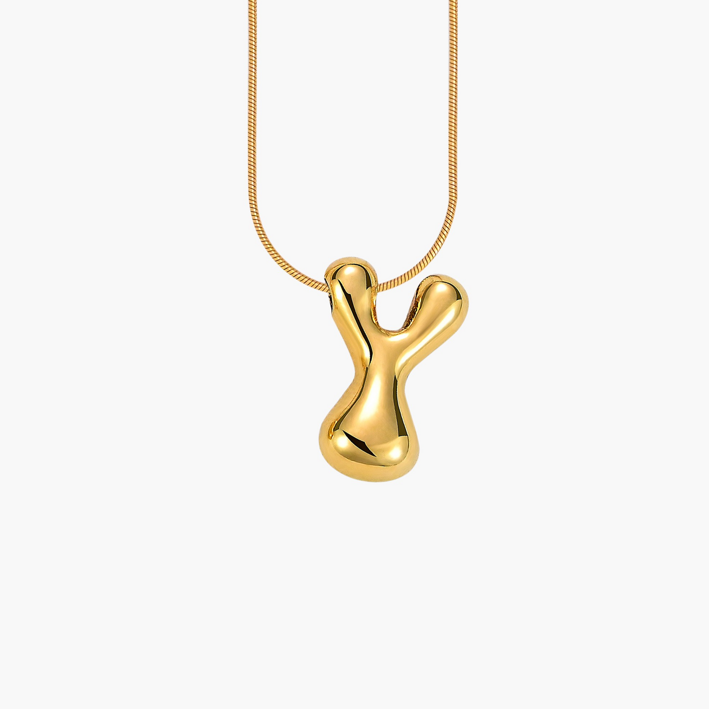 LuxLetters™ Bubble Initial Necklace