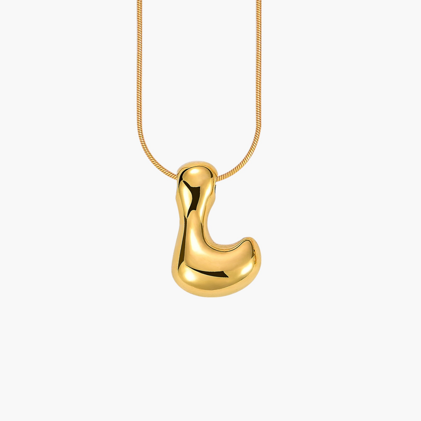 LuxLetters™ Bubble Initial Necklace