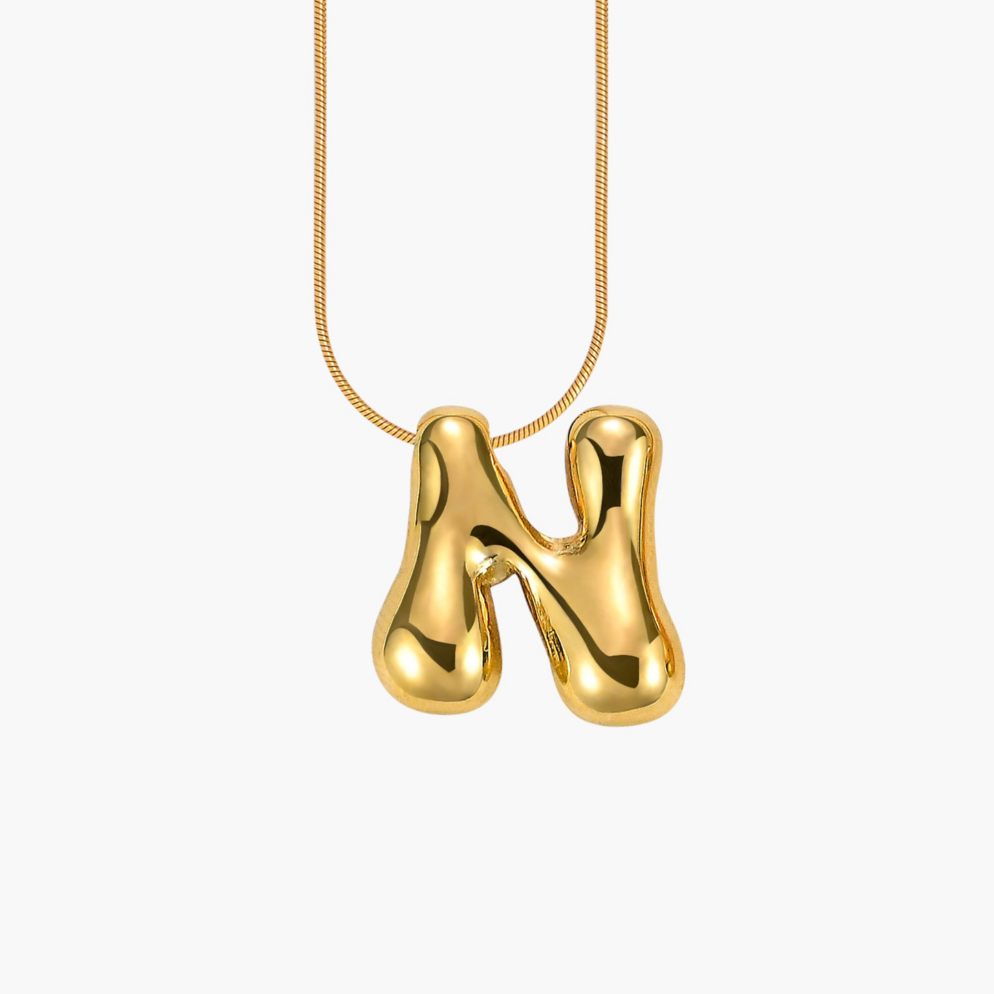 LuxLetters™ Bubble Initial Necklace
