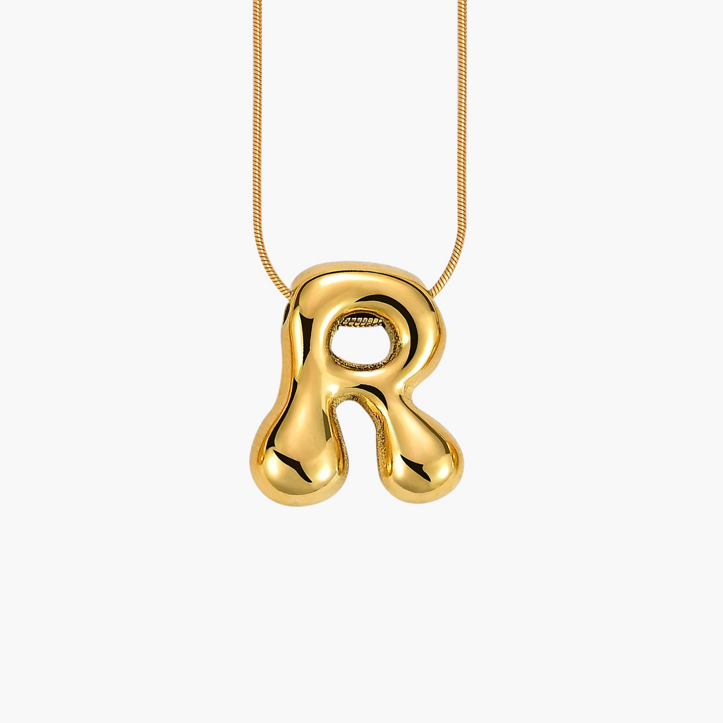 LuxLetters™ Bubble Initial Necklace
