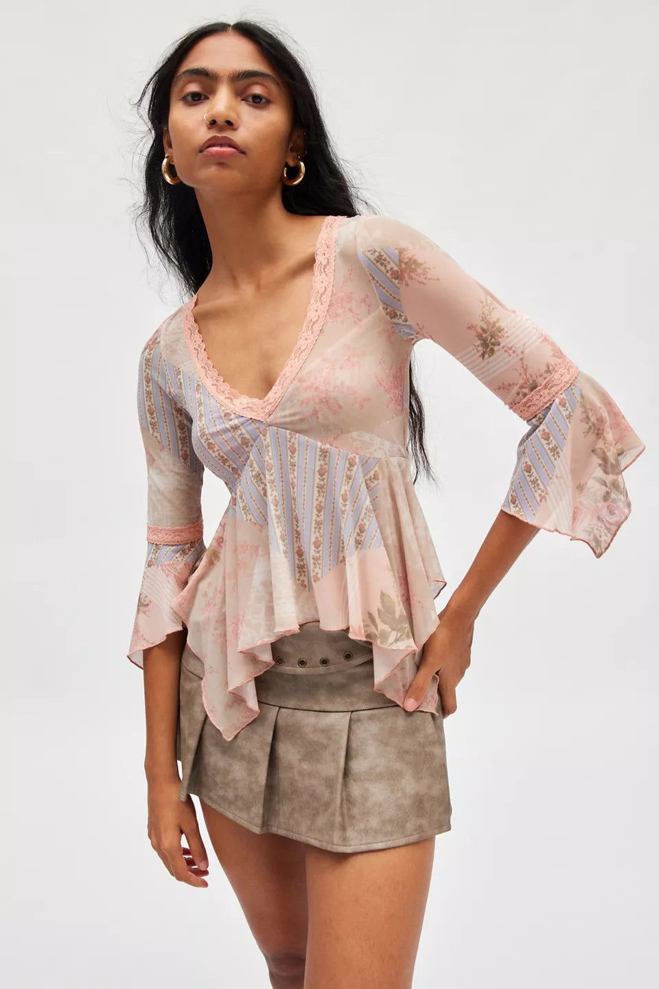 Seraphina™ Lace Mesh Top