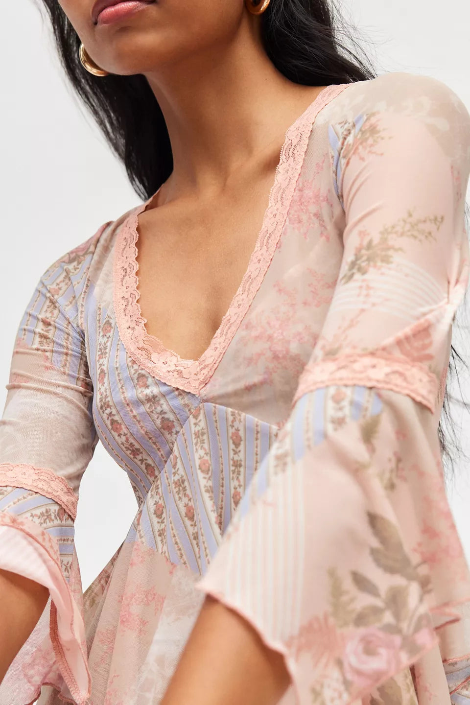 Seraphina™ Lace Mesh Top