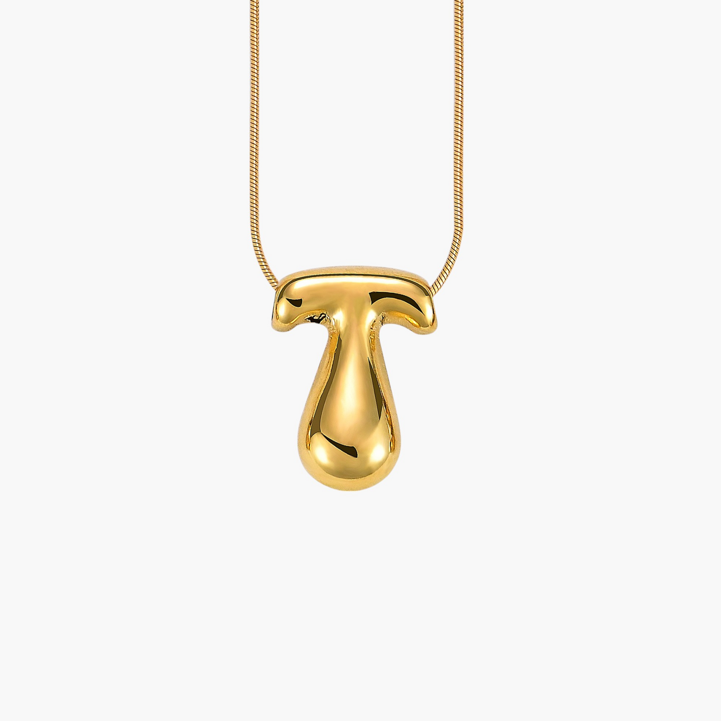 LuxLetters™ Bubble Initial Necklace