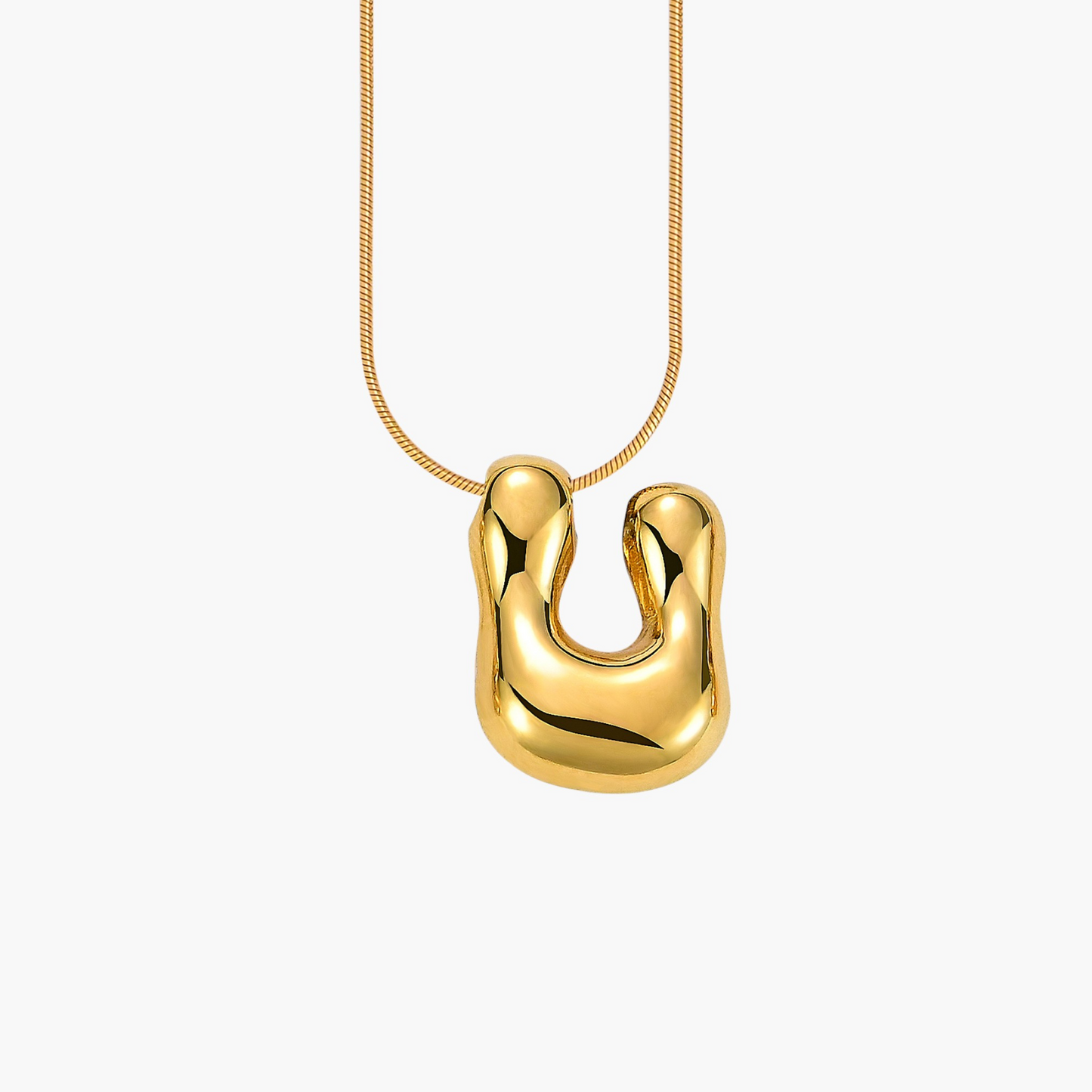 LuxLetters™ Bubble Initial Necklace