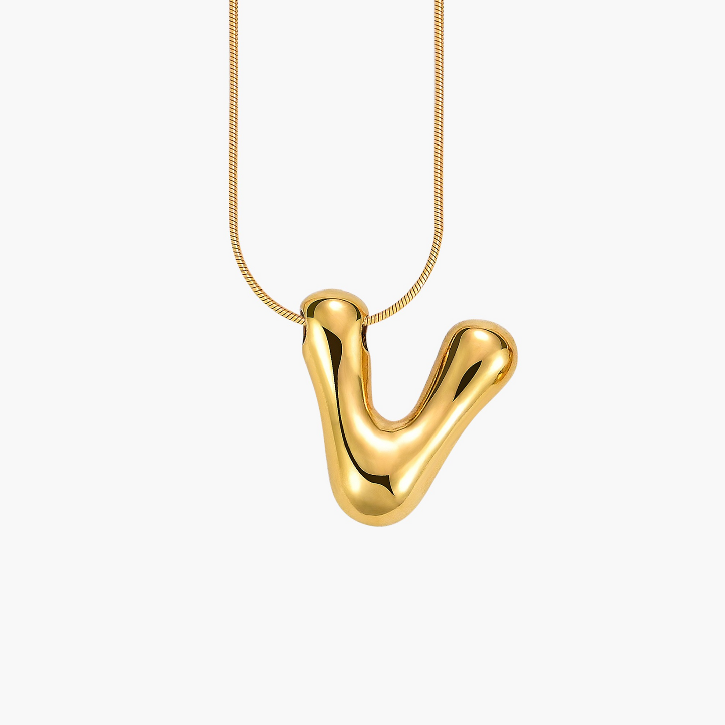LuxLetters™ Bubble Initial Necklace