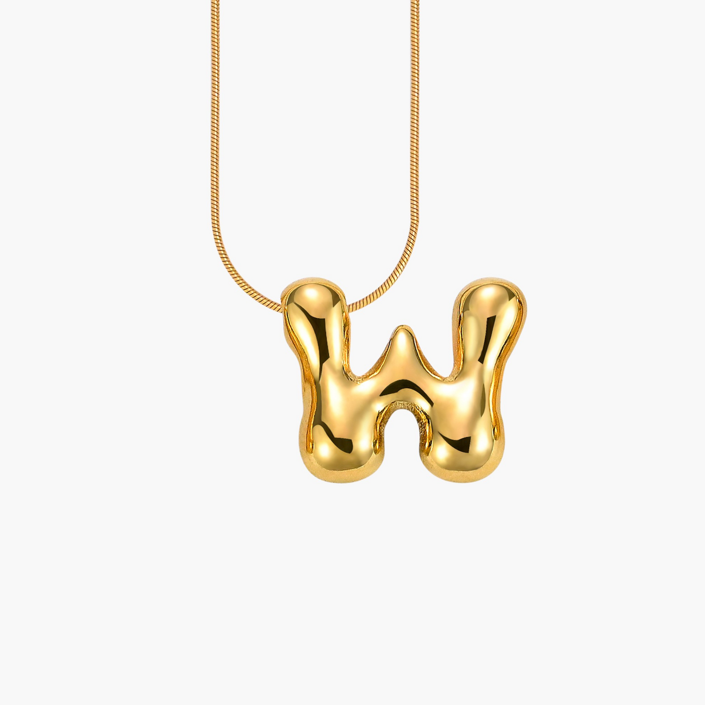 LuxLetters™ Bubble Initial Necklace